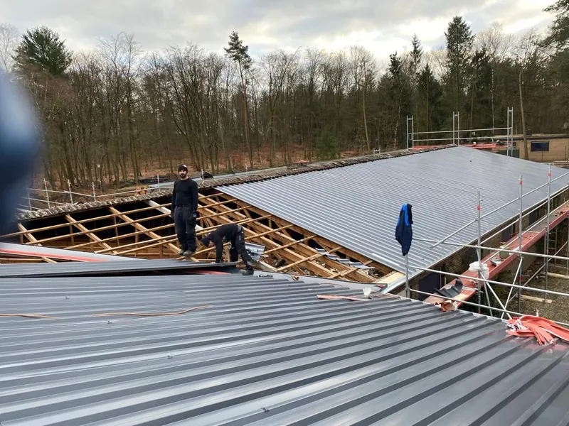 Refurbishing a farm building roof